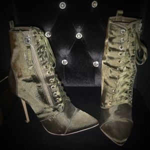 SIRENS Silk Ankle Boot